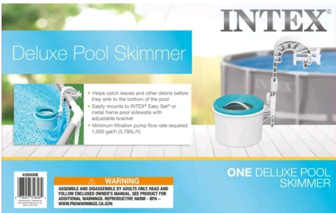 New in Box | Intex Deluxe Pool Skimmer | Box Measures 13" x 8" 9&frac12;"