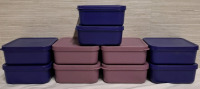 10 New 5.5" Square Lunch Boxes