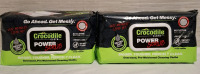 2 New Crocodile Cloth PowerScrub | 80 Dual Surfaced Cloths per Packet | Measurements: 10" X 15" each |Large, Moist, Absorbent and Disposable Cleaning Cloths |Safe on Skin and Multiple Surface | Retails $65<br/>