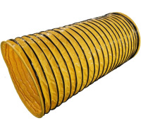 New | Handler Choice Jumbo Hoopers Tunnel - Yellow - 650 GSM Fabric, 31" Diameter x 78" Length, 4" Pitch | * Retails$220 *