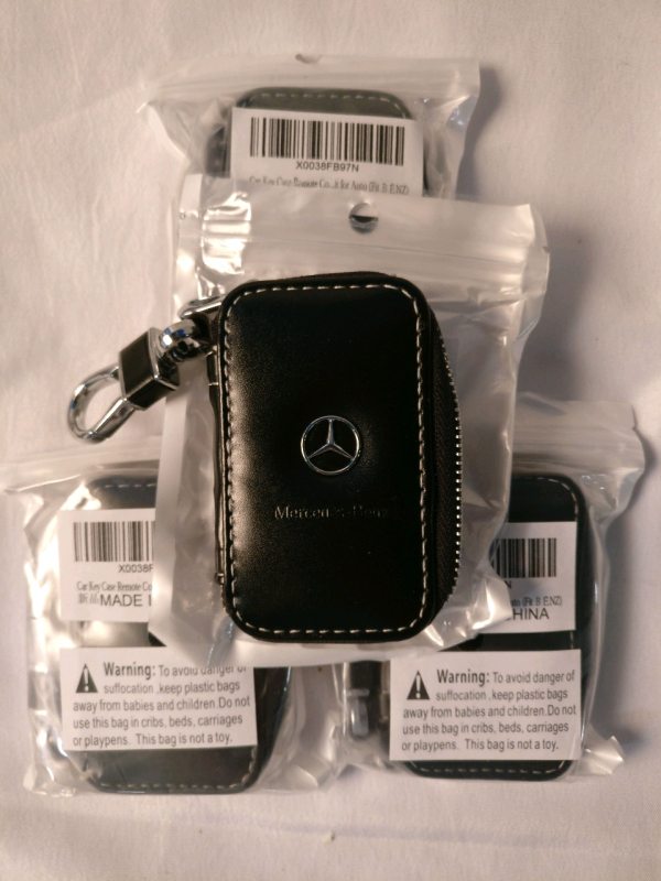 4 New Mercedes Benz Key Fob Cases / Holders