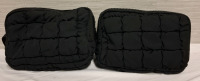 2 New Quilted Puffy Belt Bag Grid Puffy Sling Bag for Women