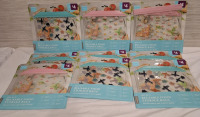 9 New Resurable Food Storage Bags Packets | 2Bags per packet | Includes Dual Zippers, Food Safe Material, Leak Proof & Freezer Safe | Measurements- 8.1" X 8" each bag