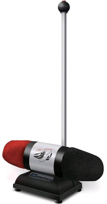 New In Box | Moneysworth & Best Dual-Buffer Electric Shoe Polisher Machine for Instant Shine - Lamb&rsquo;s Wool Buffer, 31 inches - 95-Watt Motor - Voltage 120V/60Hz