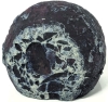 Blue Agate Dyed Crystal Geode with Sparkle - 3" Tall - 4