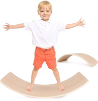 New In Box | Wooden Wobble Balance Board for kids 35" Long | * Retails $69.99 *