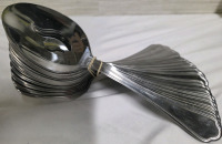 20+ New | Large Stainless Steel Traditional Slotted Spoons | Measures 9" Ea. | Over $50 CAD