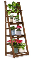 New | FCPN Brown Ladder Shelf 44" Tall For Plants | * Retails $140+ *