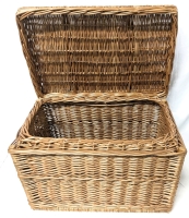 Woven Wicker Chest - 24" &times; 15.5" &times; 15"