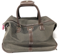 LONDON FOG Devonshire 2-Wheel Under-The-Seat Travel Bag With Hidden Extendable Handle - 19.5" &times; 10.5" &times; 13.5" Tall
