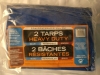 2 New Heavy Duty Reversible Tarps - 10'x12'