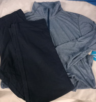 2 New | Size M Men's SYNC Turtleneck Breathable Sweater & Size M Women's Willit Cotton Pants w/ Pockets