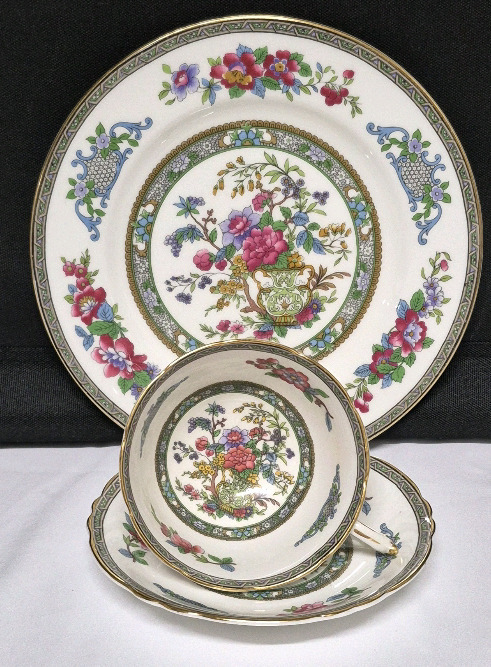 Paragon Teacup & Saucer & Snack Plate Tree of Kashmir