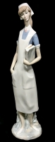Vintage Lladro Spanish Porcelain Retired Nurse Figurine 4603 - 14.25" Tall, No Chips or Cracks