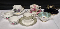 Vintage Cups & Saucers Royal Doulton, Royal Albert, Paragon+