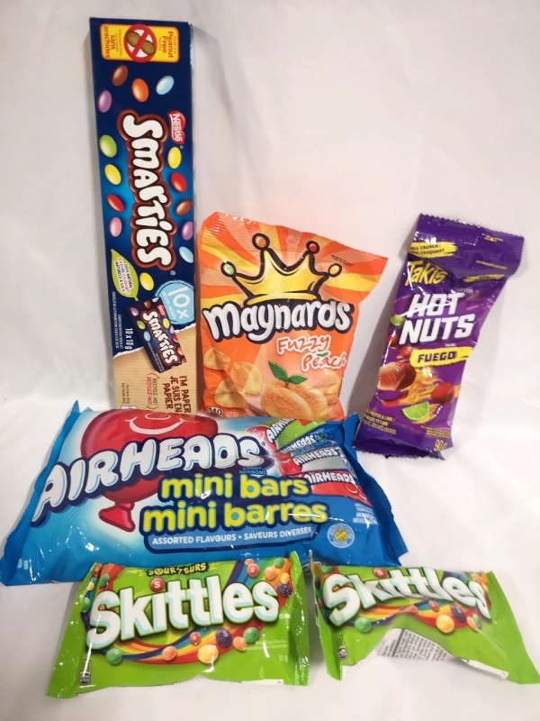 New Candies - Airheads, Fuzzy Peaches, Skittles ++