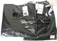 New Size MED Men's FIGS Top & Bottoms : Personalised Leon Three-Pocket Scrub Top (Embroidered Name on Chest) & Tansen Jogger Scrub Pants | Retails Over $120!