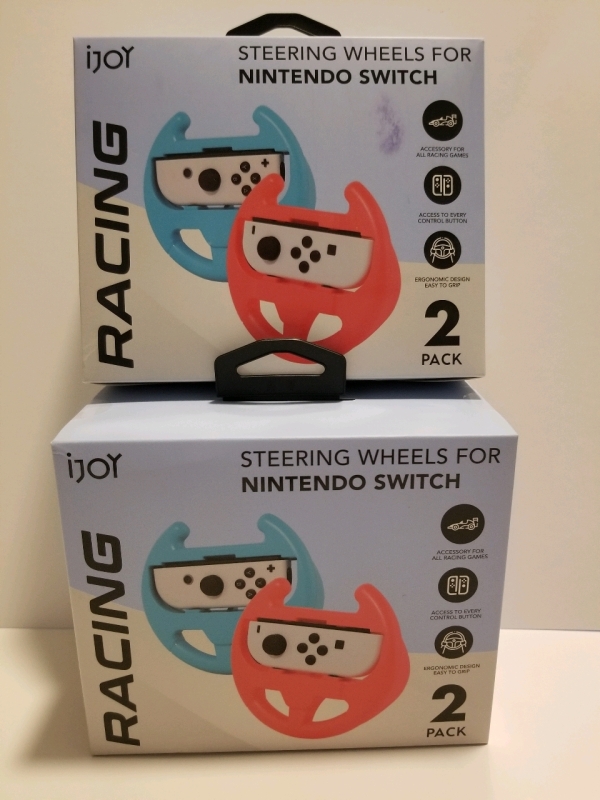2 new (2 packs) iJOY steering wheels for Nintendo Switch