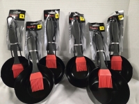 6 New | FLAMEGLO Silicone Basting Brush w/ Cups | Measures 11"