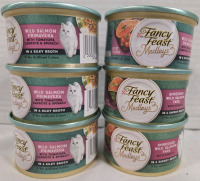 6 New | Fancy Feast Melodies | 85g Ea. | Wild Salmon Primavera & Shredded Wild Salmon Fare