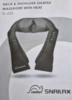 As New SNAILAX Neck & Shoulder Shiatsu Massager with Heat SL-632