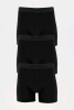 New 3-Pack Size XXXL (41" - 44" Waist) Men's NOVA MEN Essential Modal Boxer Briefs (Black)