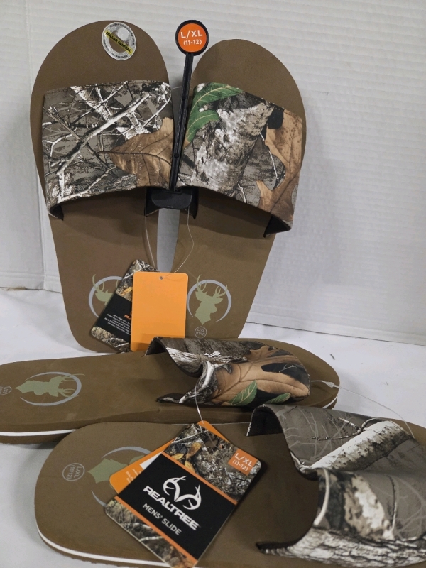 2 New Pairs | REALTREE Size 11-12 Mens sandals
