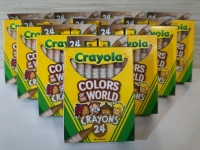10 New Boxes Crayola Colours of the World Crayons - 24 per Box