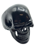 Gothic Stainless Steel Skull Ring Black Retro Design with Detailed Teeth & Eye Sockets Size 11