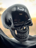 Gothic Stainless Steel Skull Ring Black Retro Design with Detailed Teeth & Eye Sockets Size 11 - 3