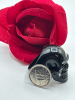Gothic Stainless Steel Skull Ring Black Retro Design with Detailed Teeth & Eye Sockets Size 11 - 4