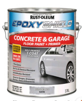New | 3.78L Rust-Oleum Epoxy Shield Concrete & Garage Floor Paint+ Primer | Satin-Armour Grey | Retails $ 70+