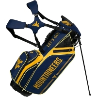 New Team Effort Caddie Carry Hybrid Golf Bag Blue/Yellow Mountaineers West Virginia Retails for $259