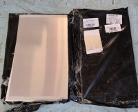 23 As New PGI Brushed Satin Aluminum Panels 12.5 by 21"
