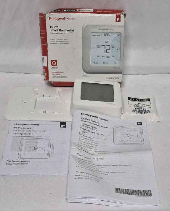 As New Honeywell Home T6 Pro Smart Thermostat - TH6220WF2006