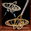 Two X French Luxury Style Pearl and Rhinestones Camellia Brooch Art Nouveau Styled<br/>Approximately 2.6 x 1.6 Inch