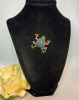 Sparkling Rhinestone Frog Brooch Pendant Such Character <br/>Approximately 1.9 x 1.7 Inch - 3