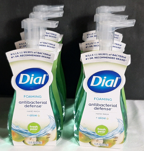 6 New Dial Foaming AntiBacterial Defense Hand Wash (221ml)