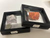 Red Jasper and Lepidolite Specimes Each Retails $280. O0 each Boxed Approximately 1 - 1.5 Inch Dime placed for sizing - 6