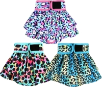 New Size XL Female Dog WEGREECO 3-Pack Highly Absorbent, Washable Reusable Diapers with Skirts & Tail Holes