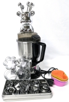 New Kitchen Goodies : Electric Spice and Coffee Grinder - YMJ-001, Teddy Bear Appetizer Picks + Holder, Tin of Cookie Cutters, 12 Additional Cookie Cutters & 12 Reusable Silicone Muffin Liners