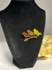 Three Elegant Birds Brooch Retro Fashion Enamel Approximately 1.20 x 2.75 Inch - 3