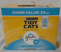 New Purina Tidy Cats With Glade Cat Litter (23lb)