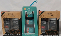 2 New Studio Selection for Men Body Wash (250ml Bottles) & Studio Selection Essential Body Care Collection Body Cream, Body Scrub & Bath Crystals