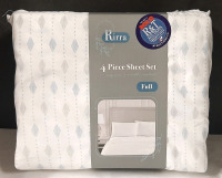 New Rirra Full Size 4 Piece Sheet Set