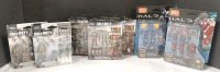 7 Call of Duty & Halo Mega Construx Figures and Sets (Hazmat Crate, WWII Winter Crate, Armored Division Weapon Crate 2X, Close Quarters Weapon Crate, Skyfire Exosuit & Breacher Exosuit)