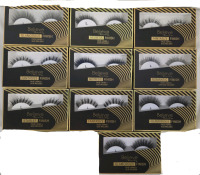 10 New Pairs of Variety False Lashes | Comes w/ (1) 2.28g Lash Glue Ea.