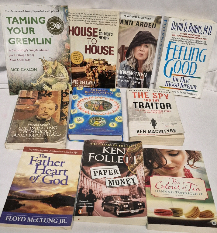 10 Novels Hard & Softcovers