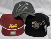 3 New Adult Hats/Caps Troll Co., Richardson & Lucasfilm Crew