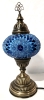 New Turkish Mosaic Globe Desk Lamp (Blue) - 3